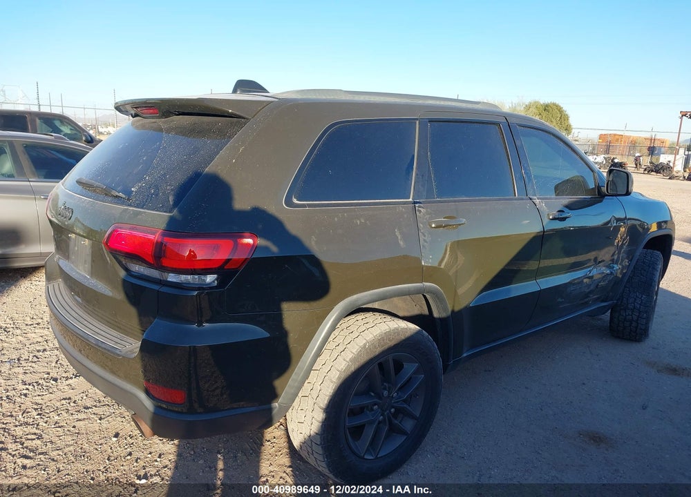 2016 JEEP GRAND CHEROKEE 75TH ANNIVERSARY VIN: 1C4RJFAG0GC489219