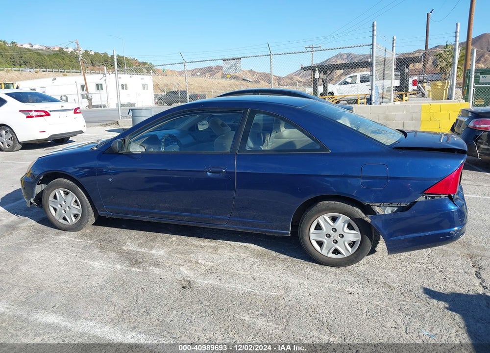 2003 HONDA CIVIC LX VIN: 1HGEM215X3L066284