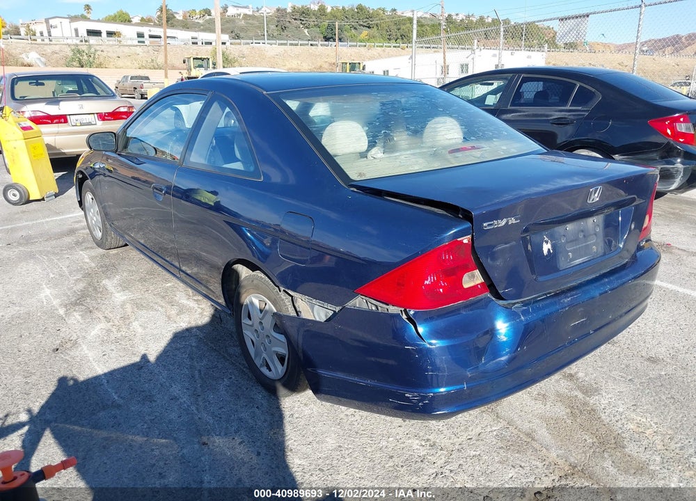 2003 HONDA CIVIC LX VIN: 1HGEM215X3L066284