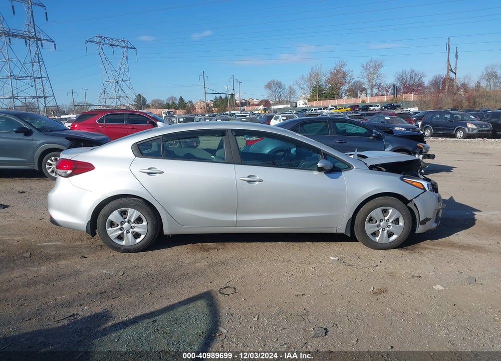 2018 KIA FORTE LX VIN: 3KPFK4A73JE254334