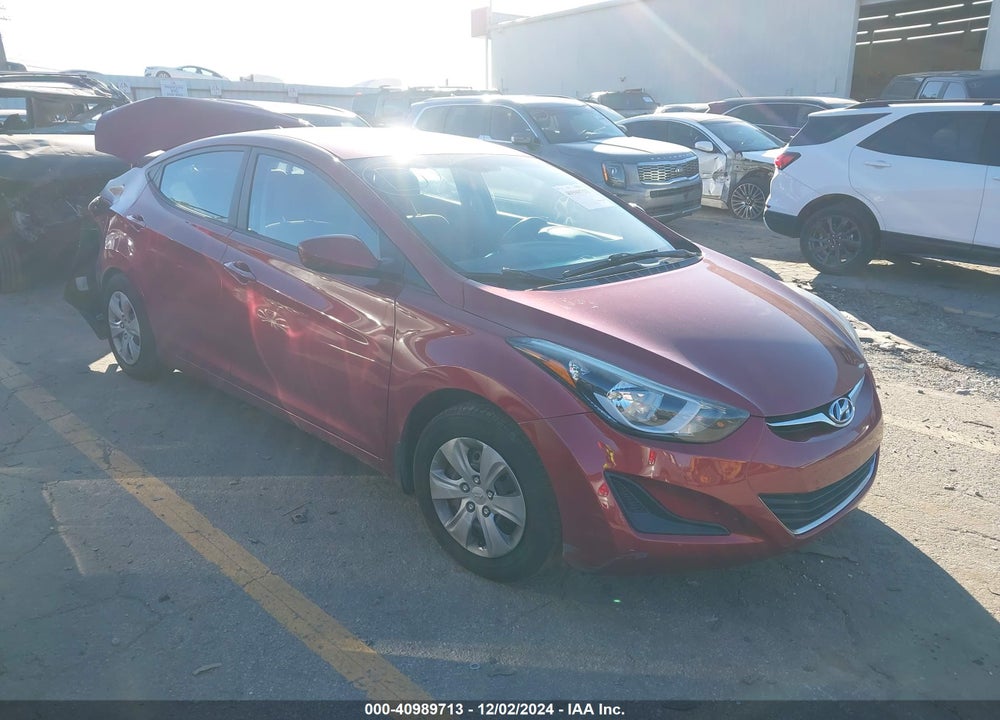 2016 HYUNDAI ELANTRA SE VIN: 5NPDH4AE0GH717085