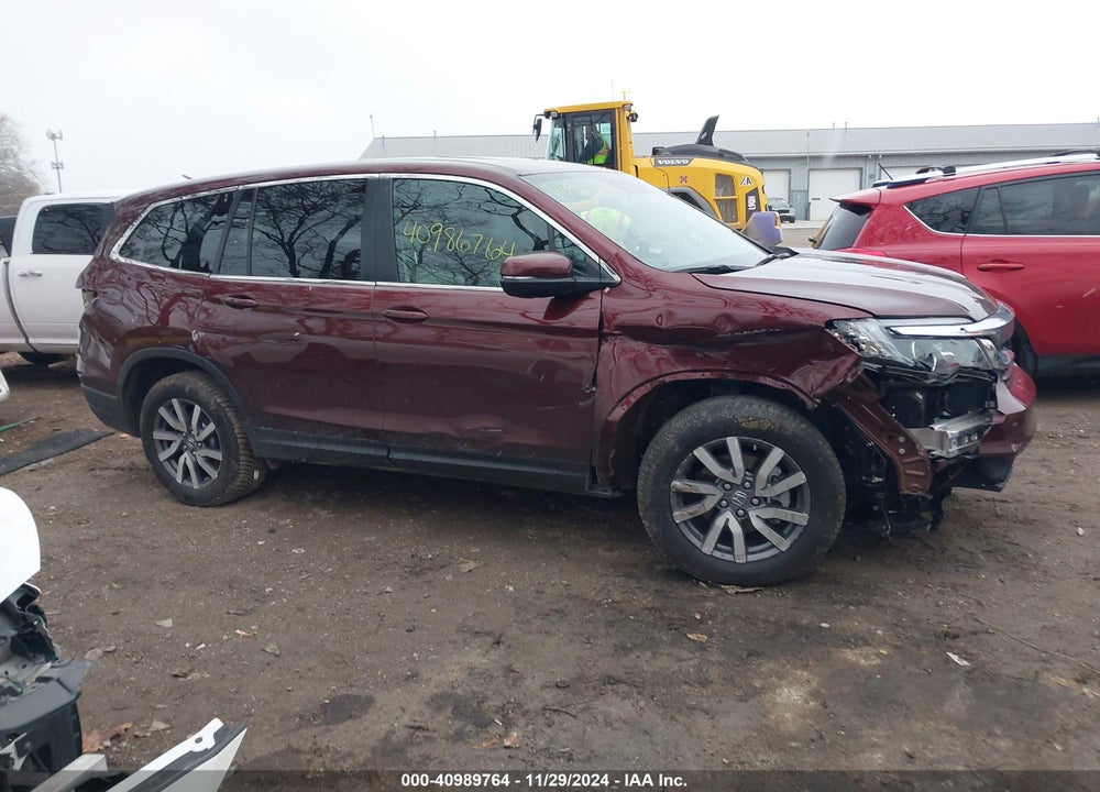 2021 HONDA PILOT AWD EX-L VIN: 5FNYF6H59MB042338