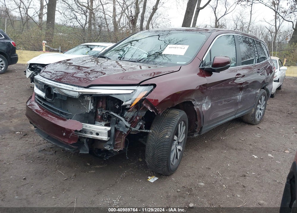 2021 HONDA PILOT AWD EX-L VIN: 5FNYF6H59MB042338