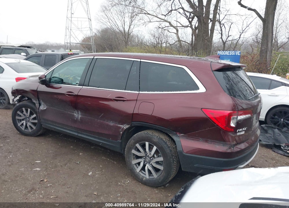 2021 HONDA PILOT AWD EX-L VIN: 5FNYF6H59MB042338