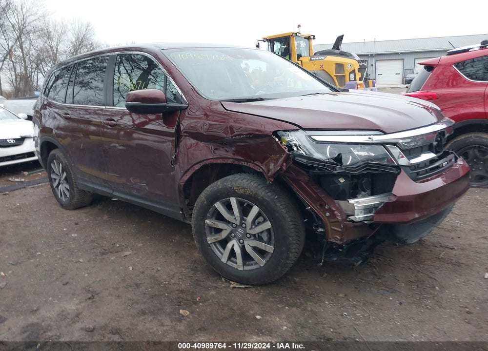 2021 HONDA PILOT AWD EX-L VIN: 5FNYF6H59MB042338