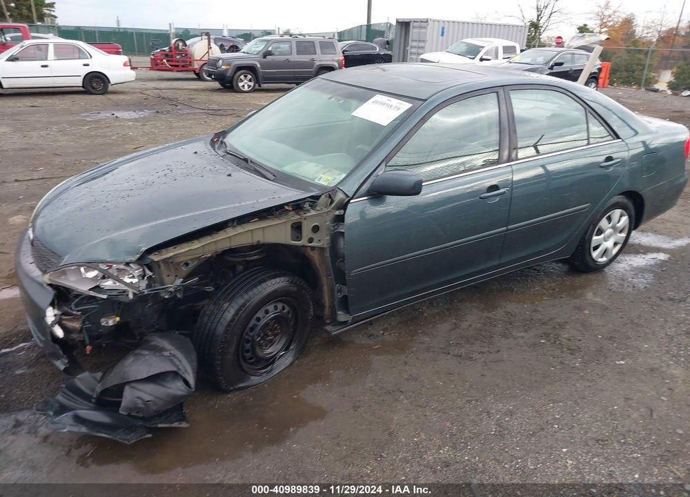 2004 TOYOTA CAMRY LE VIN: 4T1BE30K04U346508