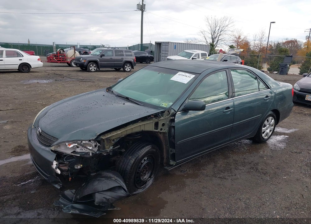 2004 TOYOTA CAMRY LE VIN: 4T1BE30K04U346508