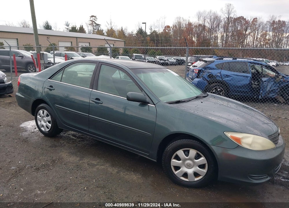 2004 TOYOTA CAMRY LE VIN: 4T1BE30K04U346508