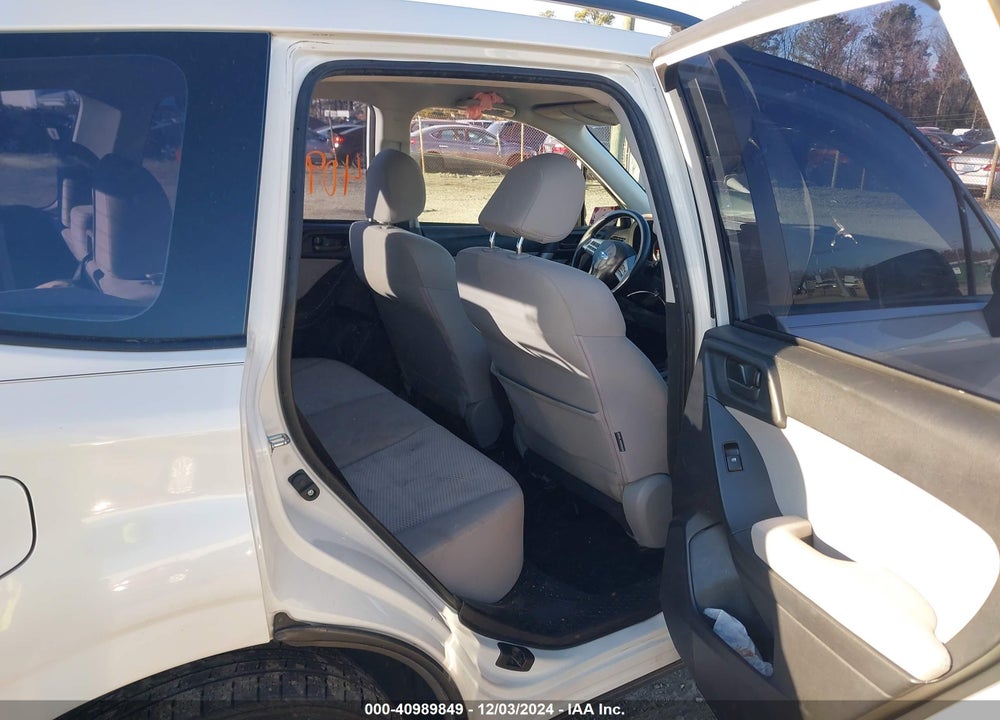 2015 SUBARU FORESTER 2.5I VIN: JF2SJABC6FH803345