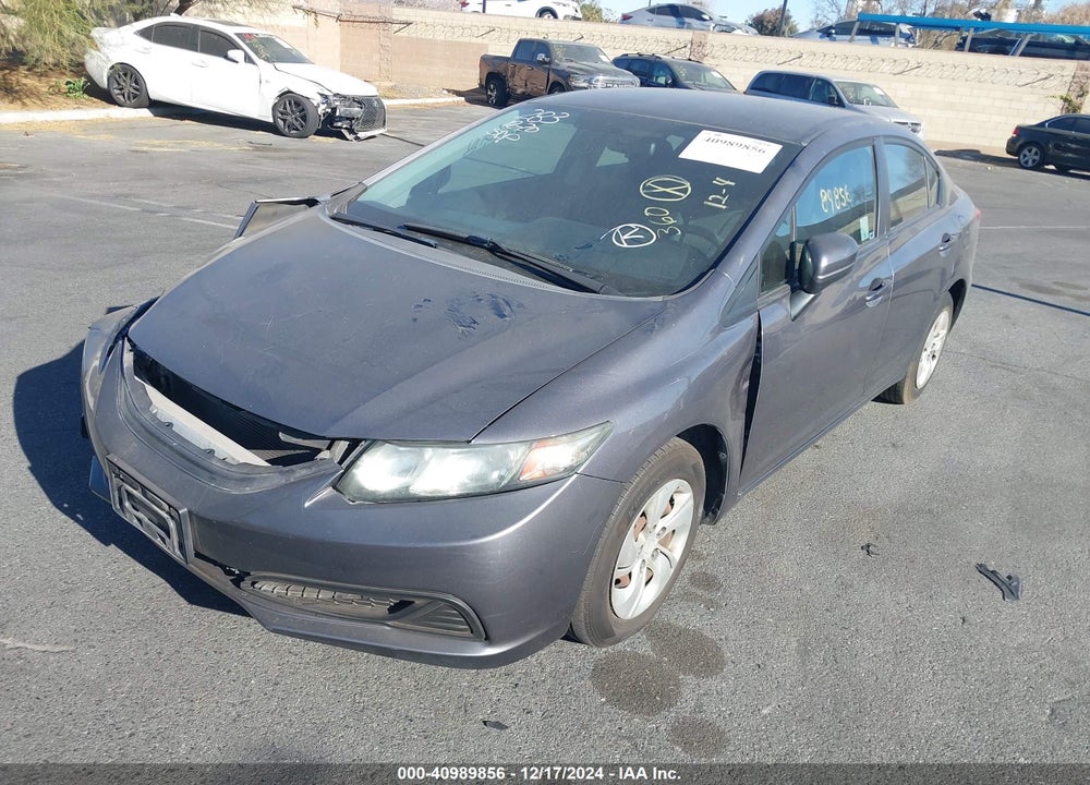 2014 HONDA CIVIC LX VIN: 19XFB2F5XEE217153