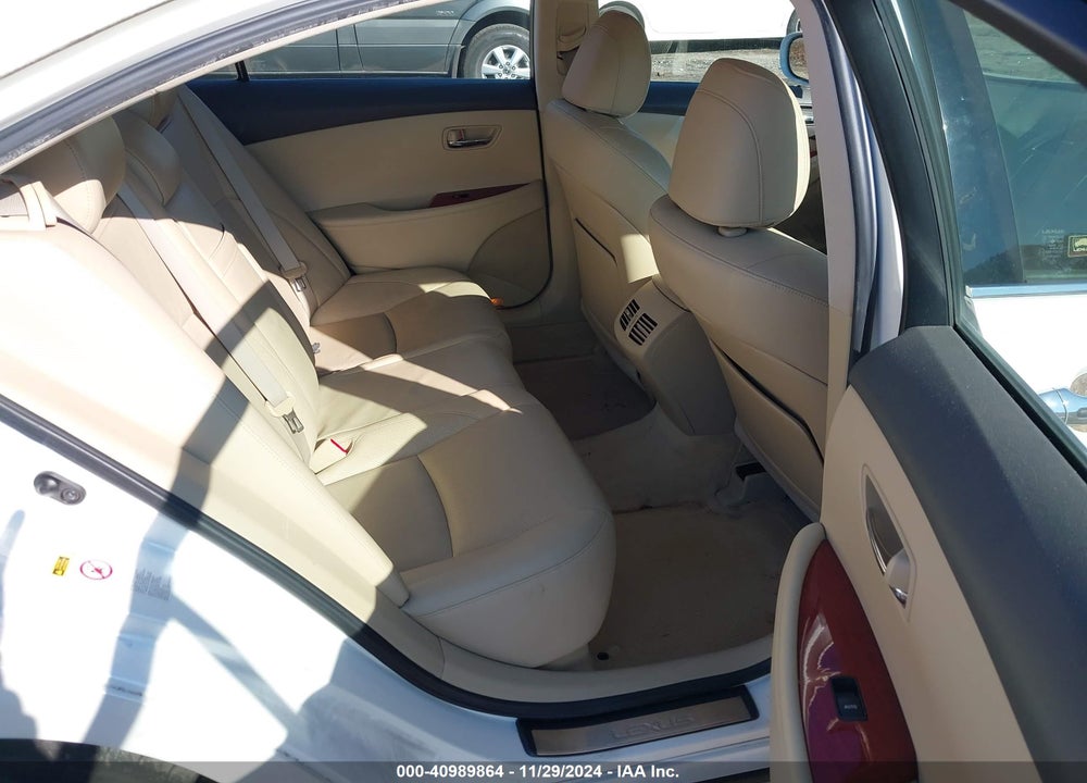 2007 LEXUS ES 350 VIN: JTHBJ46G972040589