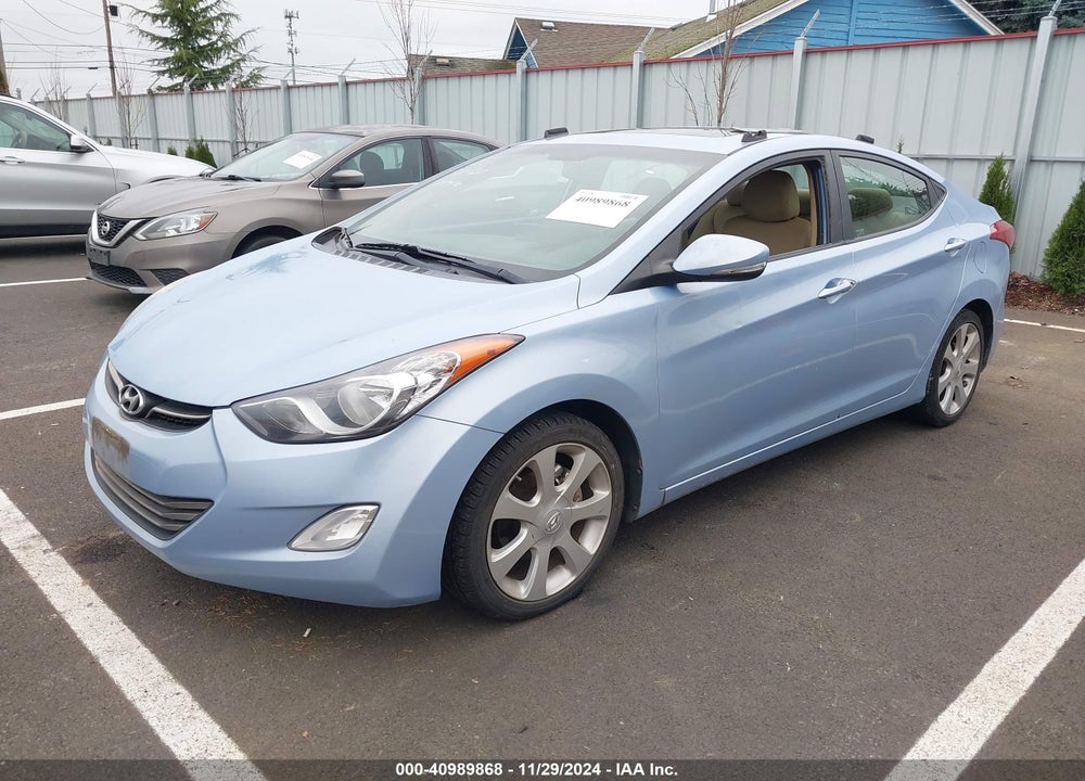 2012 HYUNDAI ELANTRA LIMITED (ULSAN PLANT) VIN: KMHDH4AE3CU352946