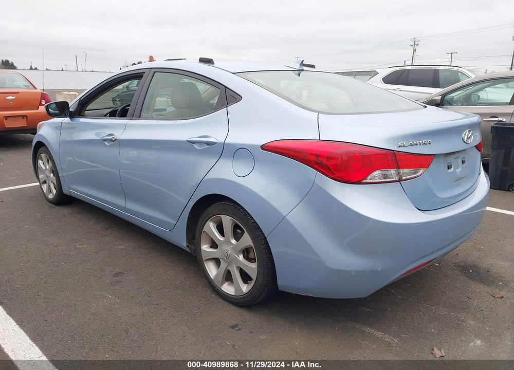 2012 HYUNDAI ELANTRA LIMITED (ULSAN PLANT) VIN: KMHDH4AE3CU352946