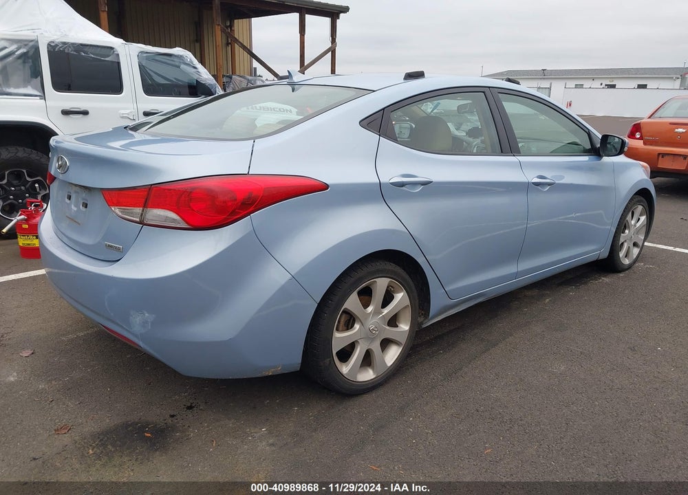 2012 HYUNDAI ELANTRA LIMITED (ULSAN PLANT) VIN: KMHDH4AE3CU352946