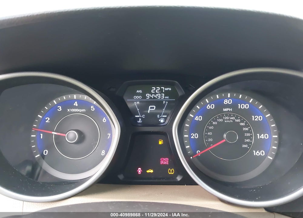 2012 HYUNDAI ELANTRA LIMITED (ULSAN PLANT) VIN: KMHDH4AE3CU352946
