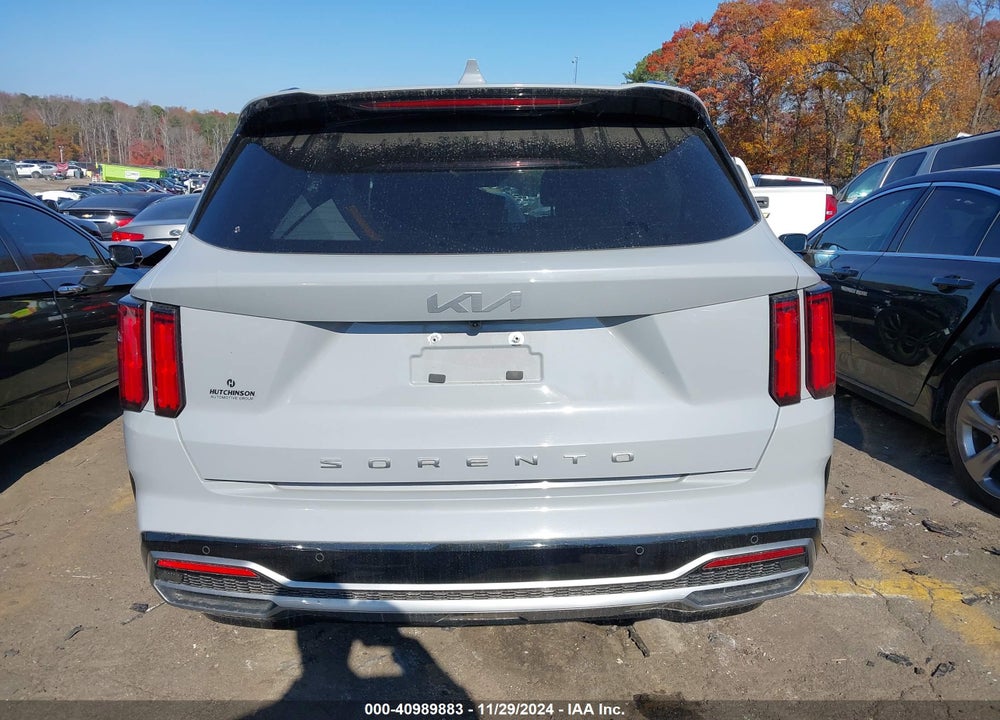 2022 KIA SORENTO SX PRESTIGE VIN: 5XYRK4LFXNG108961
