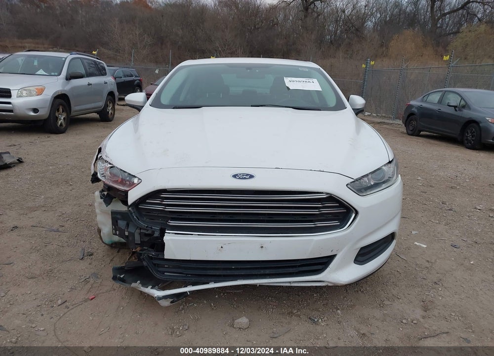 2016 FORD FUSION S VIN: 3FA6P0G76GR387887