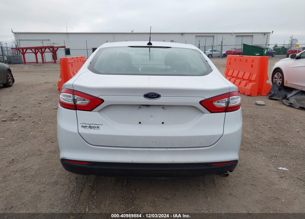 2016 FORD FUSION S VIN: 3FA6P0G76GR387887