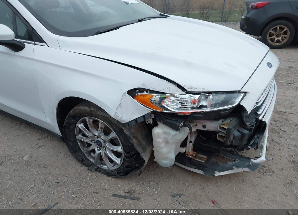 2016 FORD FUSION S VIN: 3FA6P0G76GR387887
