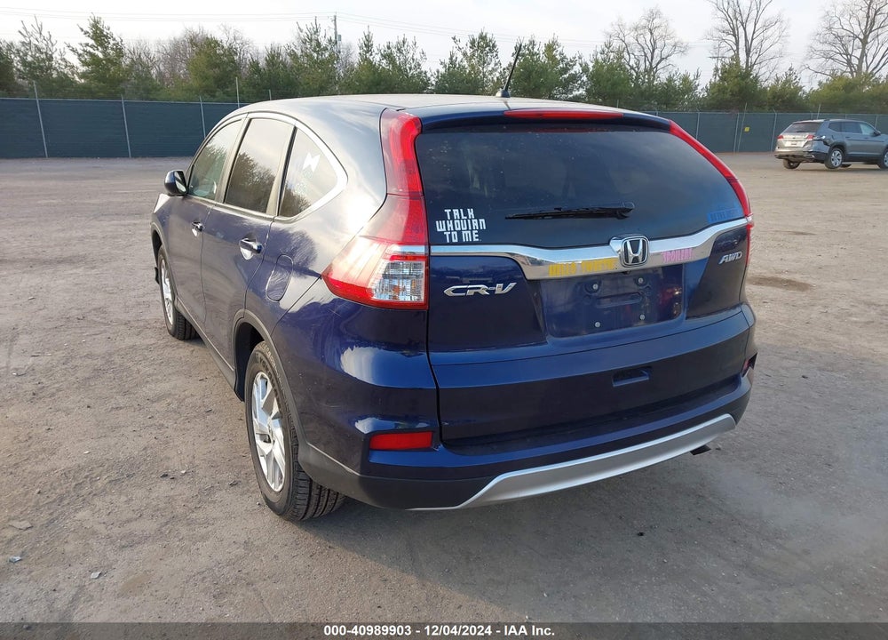 2015 HONDA CR-V EX VIN: 5J6RM4H57FL039866