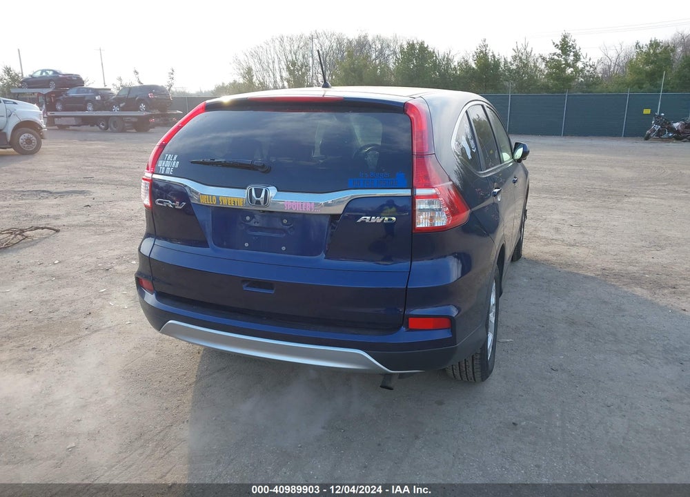 2015 HONDA CR-V EX VIN: 5J6RM4H57FL039866