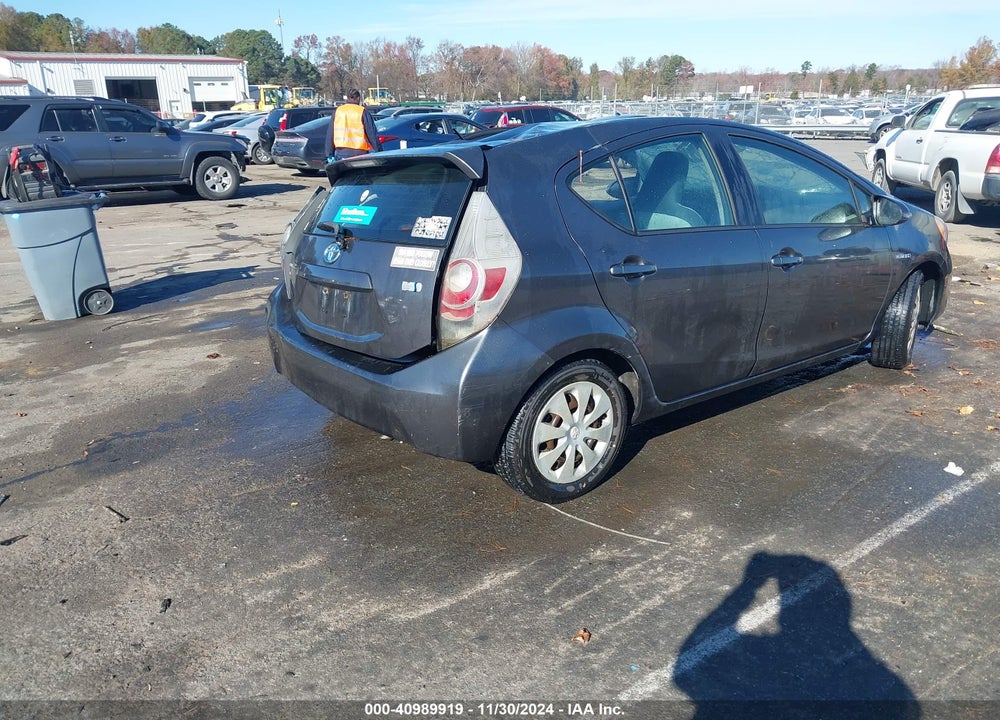 2012 TOYOTA PRIUS C VIN: JTDKDTB31C1003302