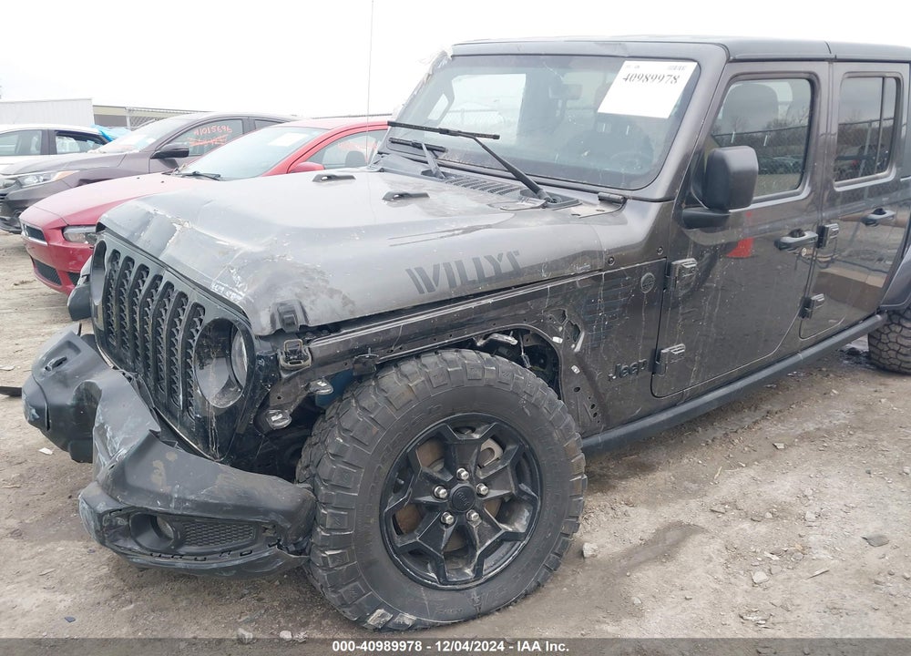 2022 JEEP GLADIATOR VIN: 1C6HJTAG6NL142881