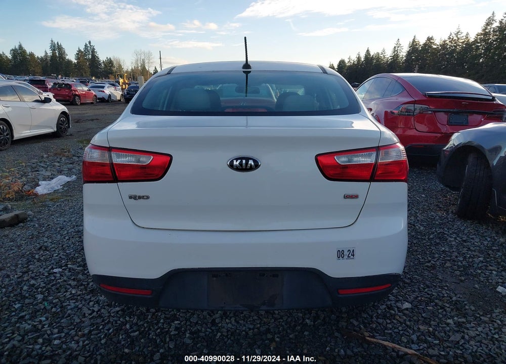 2015 KIA RIO LX VIN: KNADM4A36F6460661