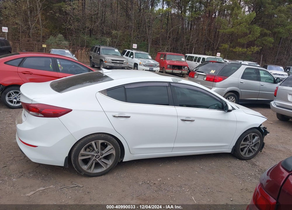 2017 HYUNDAI ELANTRA LIMITED VIN: 5NPD84LF8HH053531