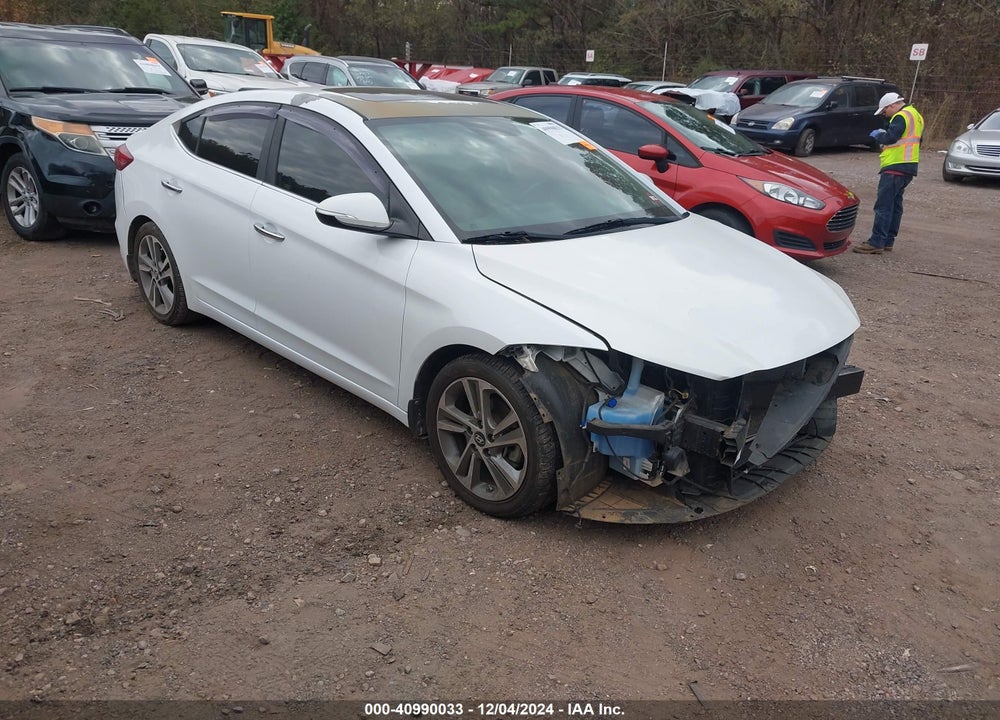 2017 HYUNDAI ELANTRA LIMITED VIN: 5NPD84LF8HH053531