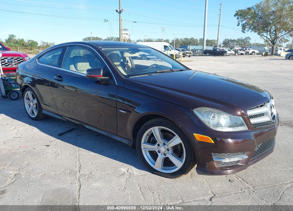 2012 MERCEDES-BENZ C 250 VIN: WDDGJ4HB5CF780934