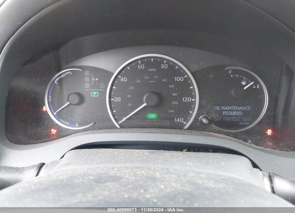 2012 LEXUS CT 200H PREMIUM VIN: JTHKD5BH6C2094454
