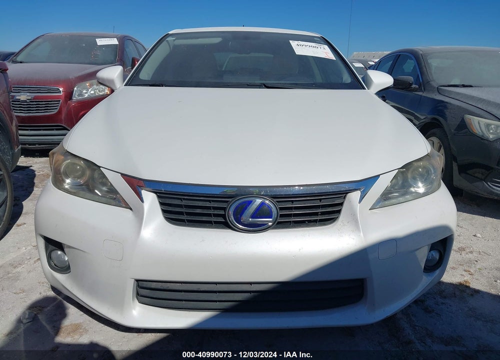 2012 LEXUS CT 200H PREMIUM VIN: JTHKD5BH6C2094454