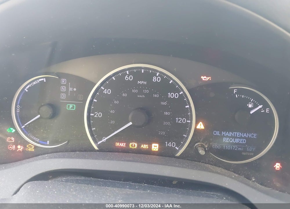 2012 LEXUS CT 200H PREMIUM VIN: JTHKD5BH6C2094454