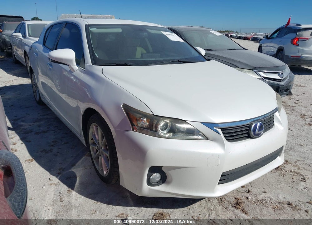 2012 LEXUS CT 200H PREMIUM VIN: JTHKD5BH6C2094454