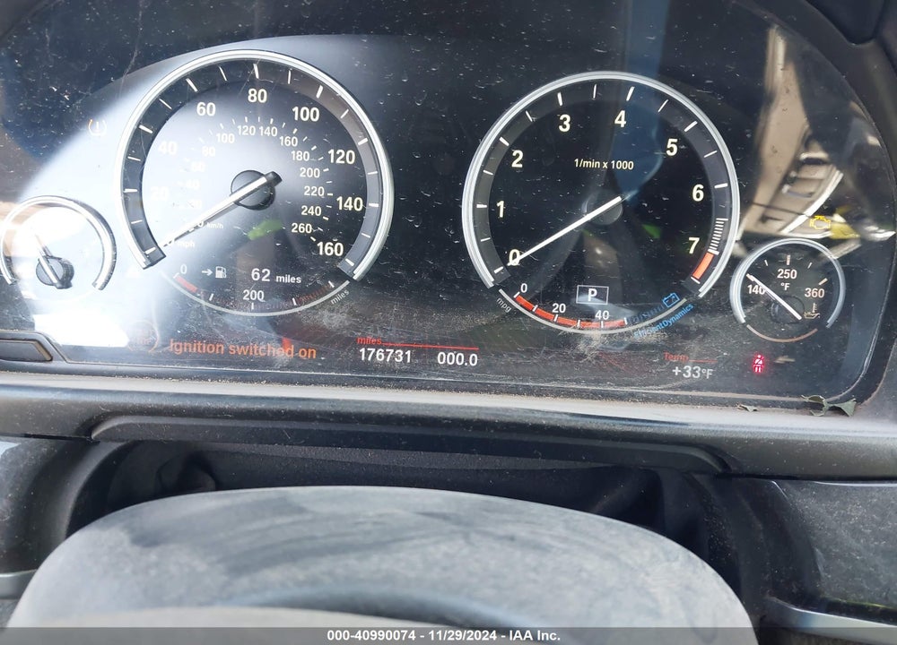2012 BMW 550I VIN: WBAFR9C5XCDX79039
