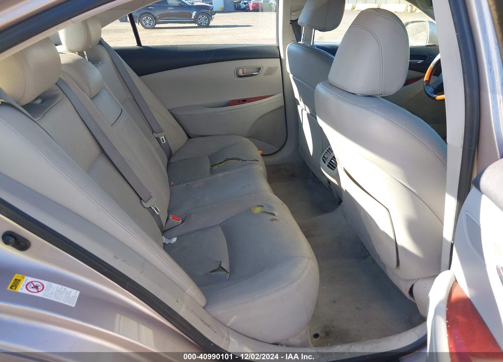 2007 LEXUS ES 350 VIN: JTHBJ46G372021942