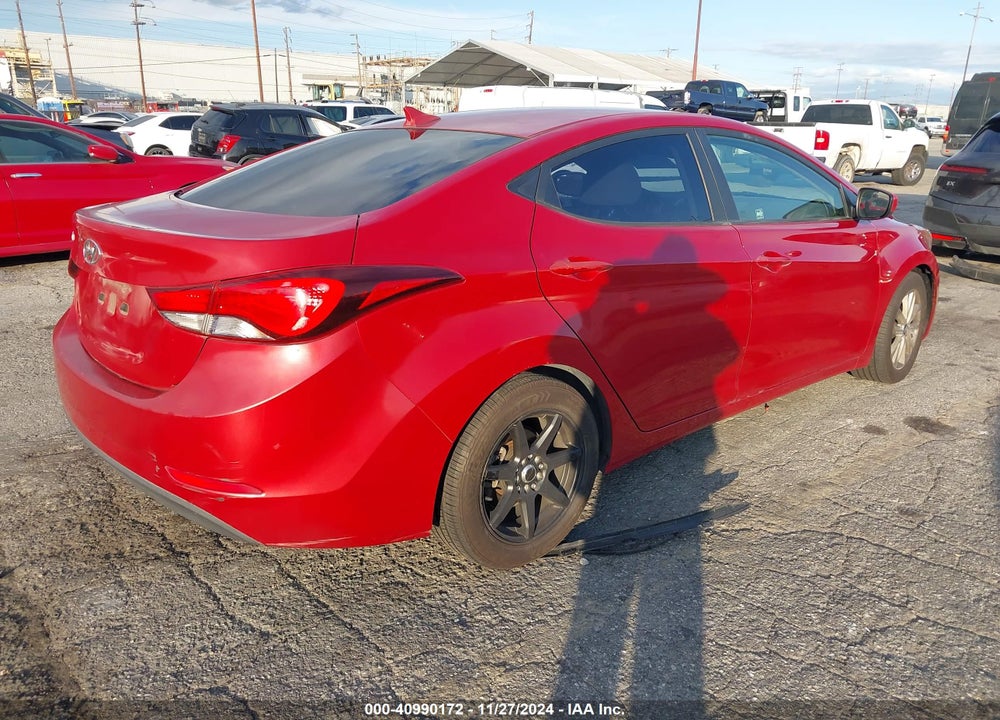 2014 HYUNDAI ELANTRA SE VIN: KMHDH4AE9EU139504