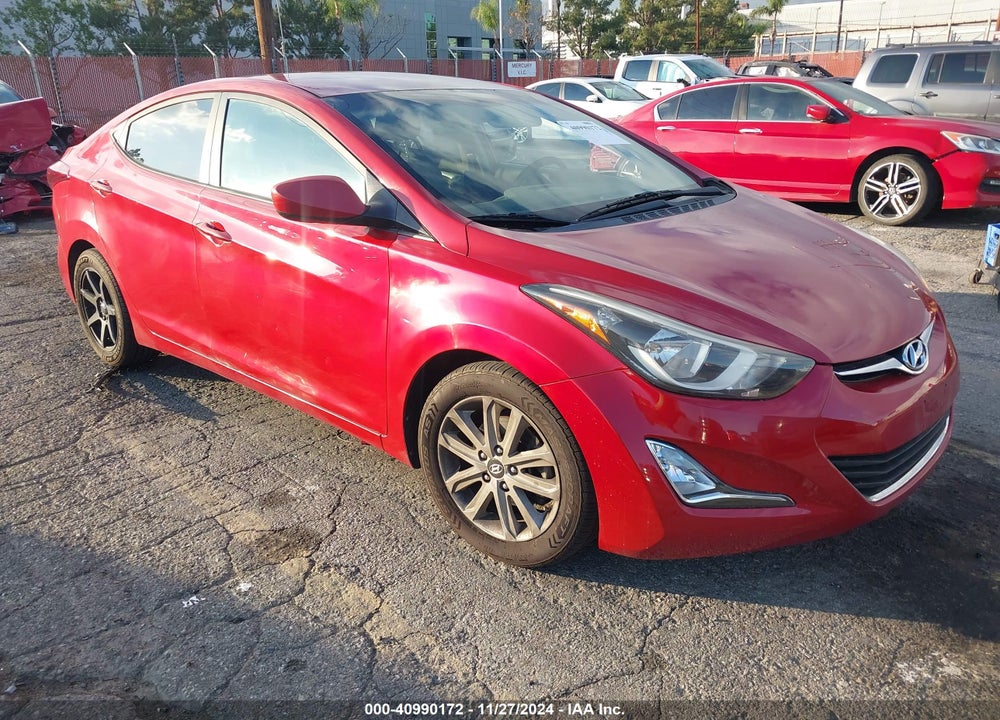2014 HYUNDAI ELANTRA SE VIN: KMHDH4AE9EU139504