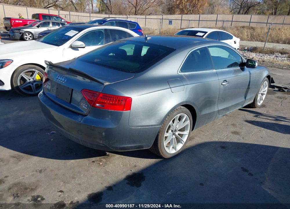 2013 AUDI A5 VIN: WAULFAFR7DA053668
