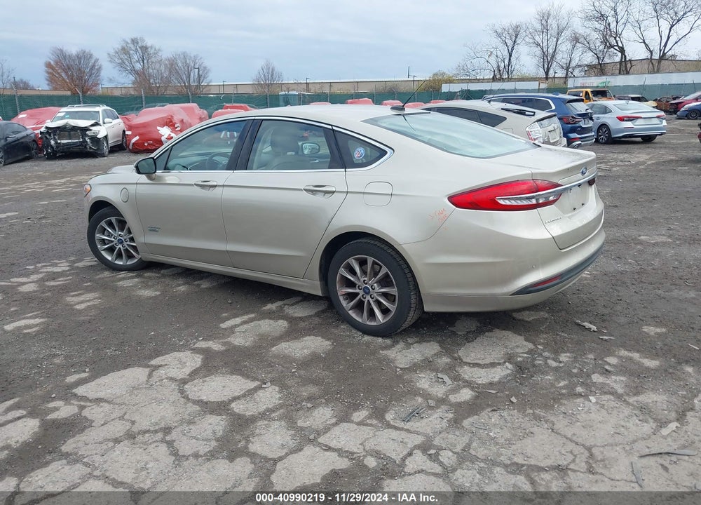 2017 FORD FUSION ENERGI SE LUXURY VIN: 3FA6P0PU5HR289196