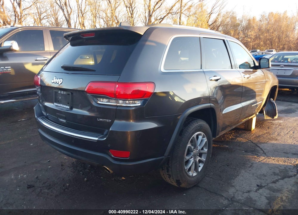 2015 JEEP GRAND CHEROKEE LIMITED VIN: 1C4RJFBG3FC117130