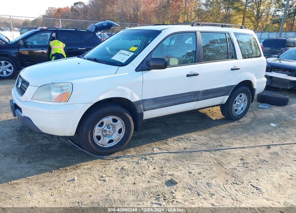 2003 HONDA PILOT LX VIN: 2HKYF181X3H590686