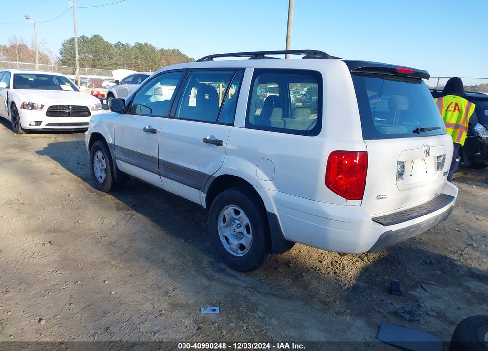 2003 HONDA PILOT LX VIN: 2HKYF181X3H590686