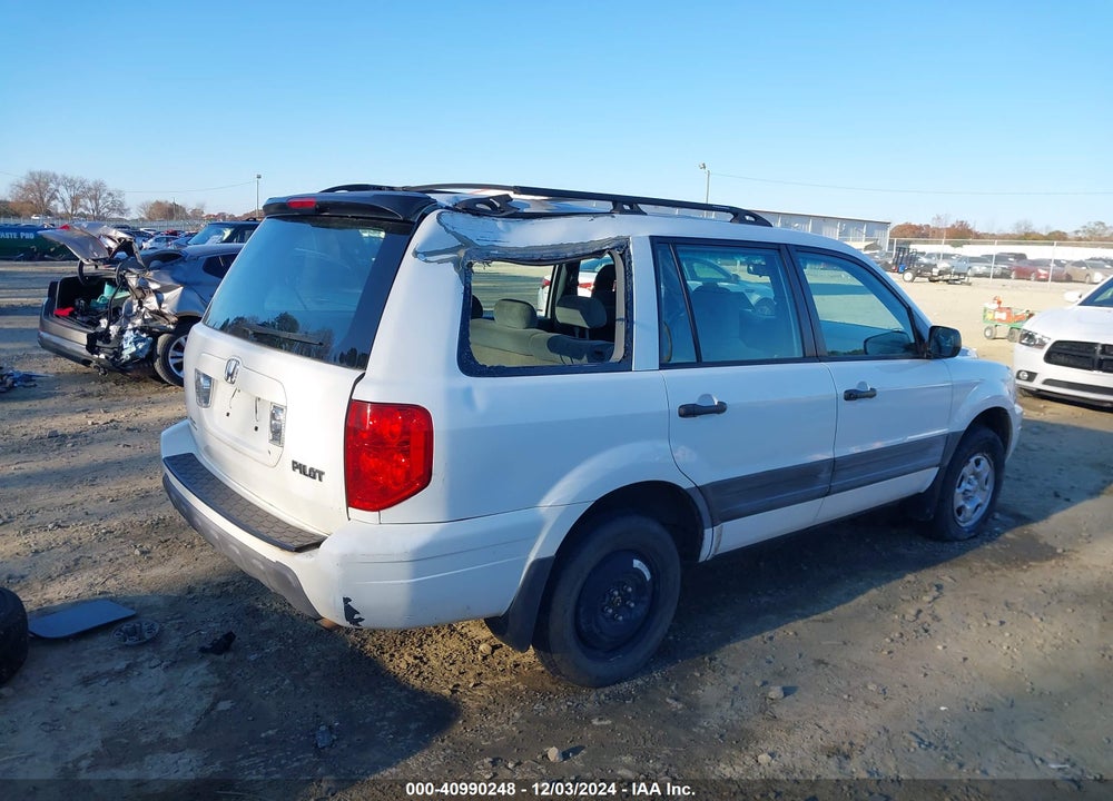 2003 HONDA PILOT LX VIN: 2HKYF181X3H590686