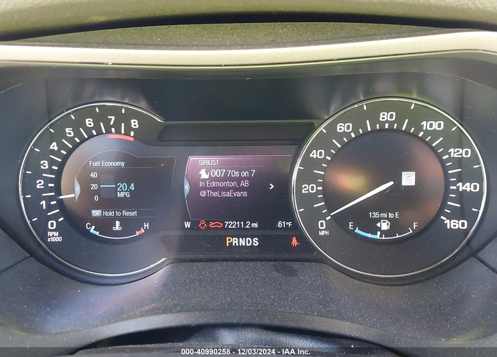 2013 LINCOLN MKZ VIN: 3LN6L2GK1DR815071