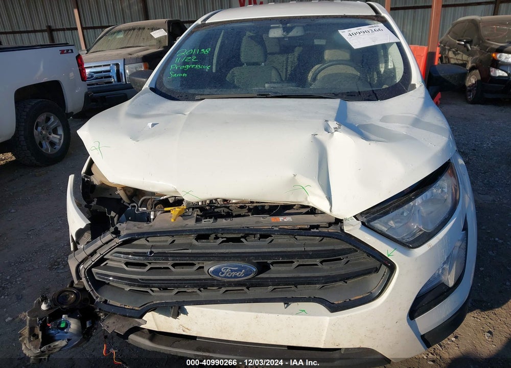 2019 FORD ECOSPORT S VIN: MAJ3S2FE1KC303608