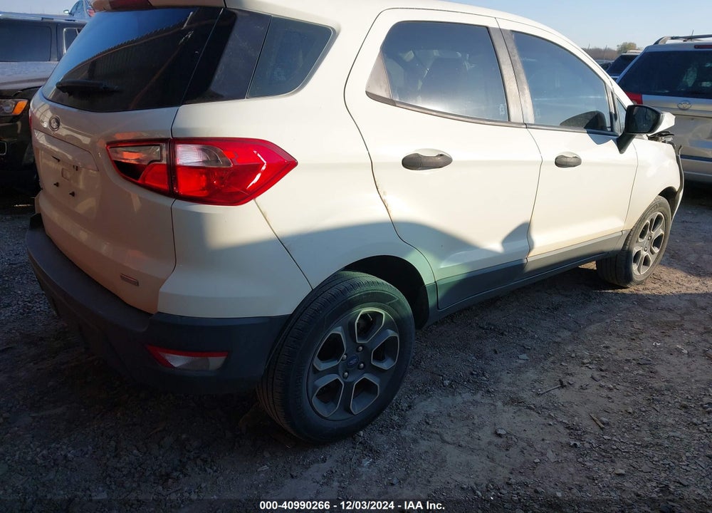 2019 FORD ECOSPORT S VIN: MAJ3S2FE1KC303608