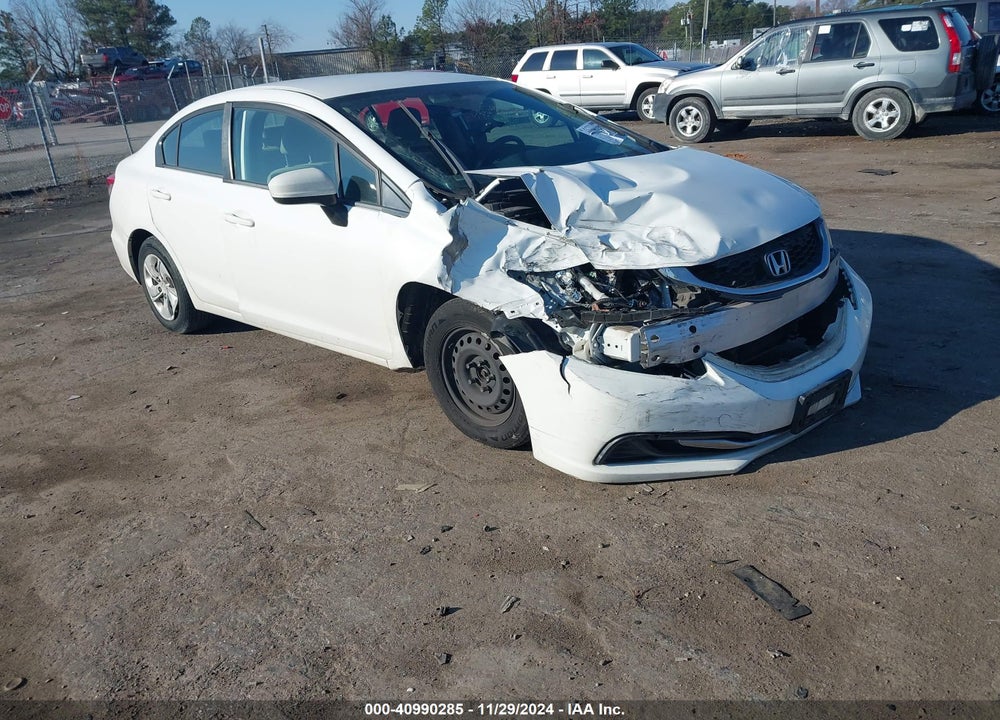 2014 HONDA CIVIC LX VIN: 19XFB2F55EE220834
