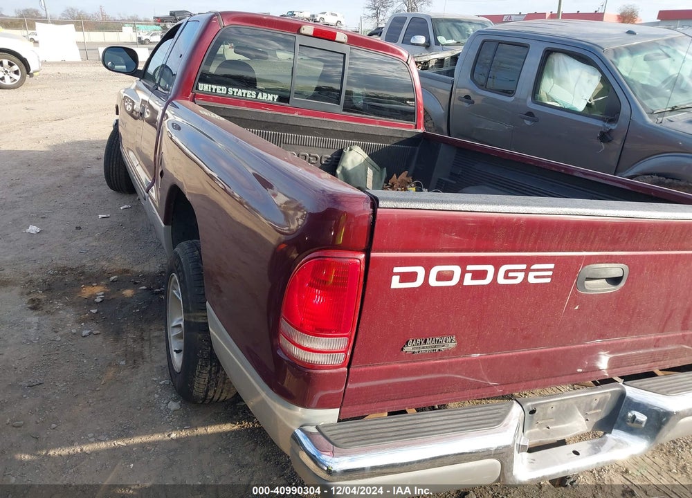 2000 DODGE DAKOTA SLT/SPORT VIN: 1B7GL22N5YS621101